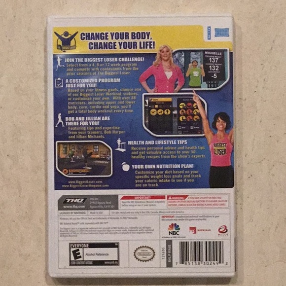 Jillian Michaels Fitness Ultimatum 2009 & 2010 Wii Game & The Biggest Loser Wii - Picture 5 of 16